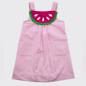 COPY - Florence Eiseman watermelon seersucker dress